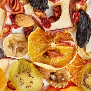 Dried fruit vegetables